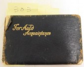 BOUND AUTO ACQUAINTANCE BOOK W