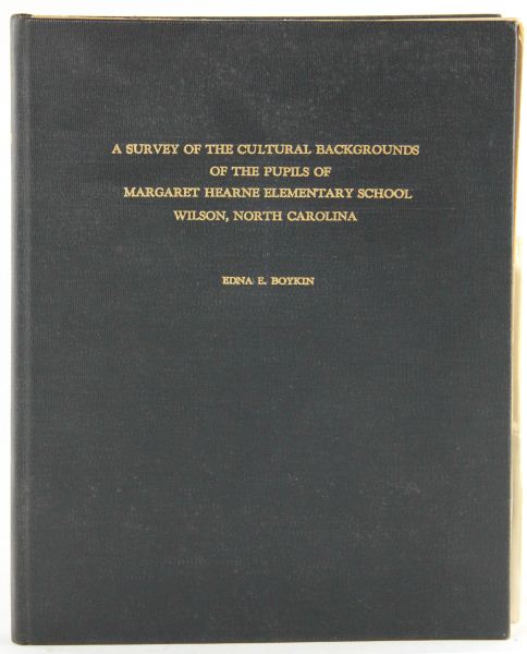 Bound Edna Boykin UNC ThesisA