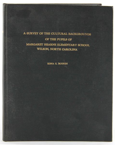 Bound Edna Boykin UNC ThesisA