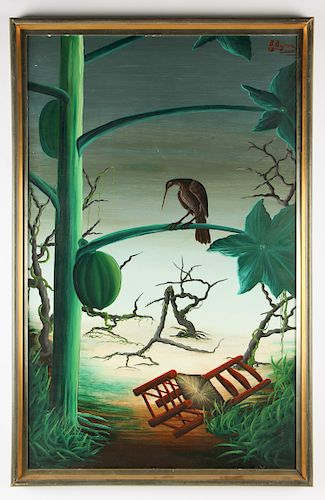 BOURMOND BYRON (1920-2004) "OLD