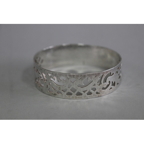 Bouvier pierced sterling silver