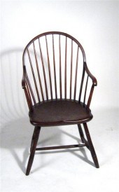 Bow-back Windsor armchair    s
