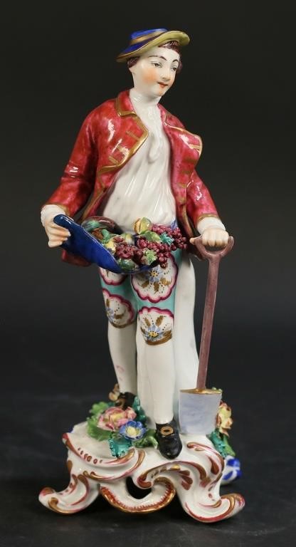 BOW PORCELAIN FIGURE GARDENERBow