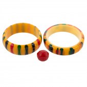 BOW TIE & LAMINATED BRACELETS
