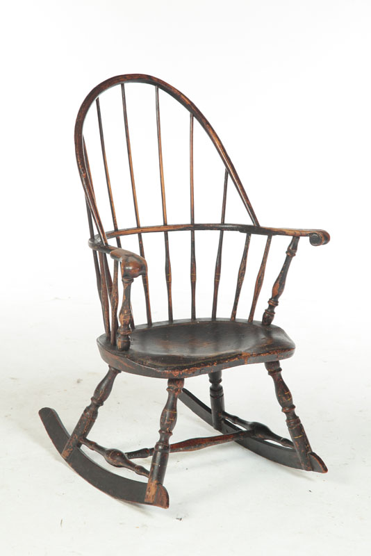 BOWBACK WINDSOR ARM CHAIR. 