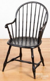 BOWBACK WINDSOR ARMCHAIR, CA.