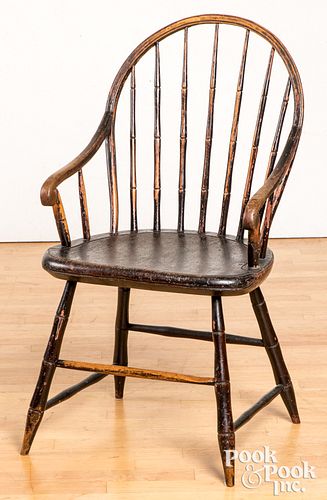 BOWBACK WINDSOR ARMCHAIR, CA.