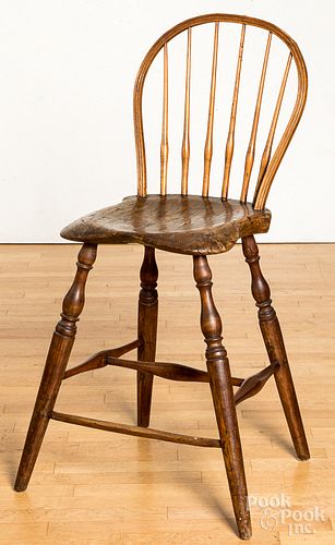 BOWBACK WINDSOR HIGH SEAT CHAIR,