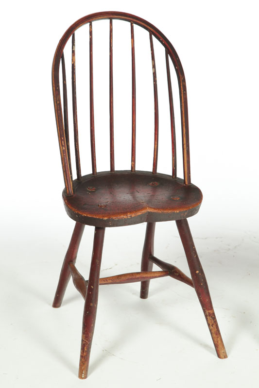 BOWBACK WINDSOR SIDE CHAIR. 