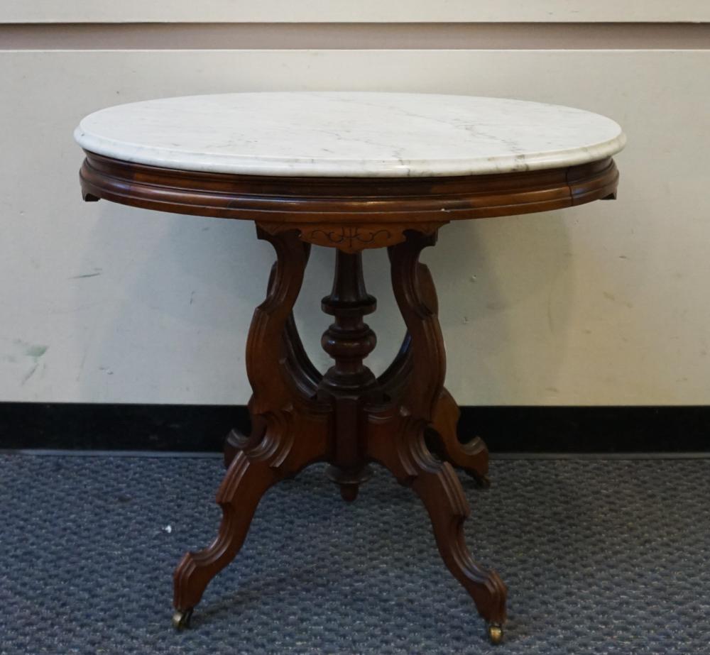 BOWDITCH & CO. VICTORIAN MARBLE TOP