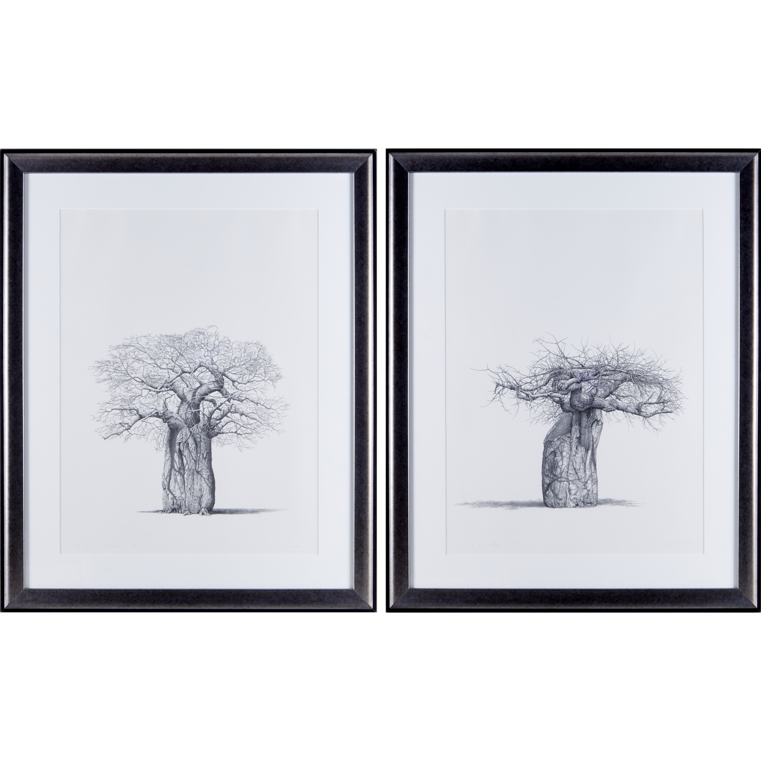 BOWEN BOSHIER, PAIR LARGE PRINTS,