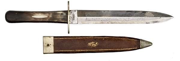 Bowie Knife By Manson 7'' spear