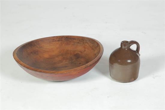 BOWL AND JUG.  American  late