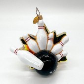 BOWLING BALL AND PINS - CHRIST