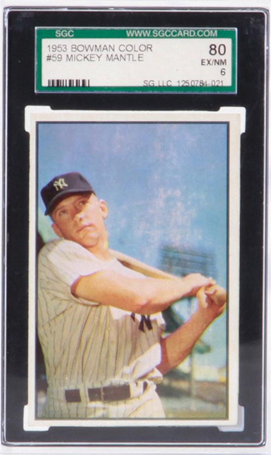 Bowman 1953 Mickey Mantle #59