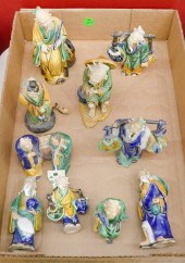 Box 10pc Chinese Shiwan Mudmen