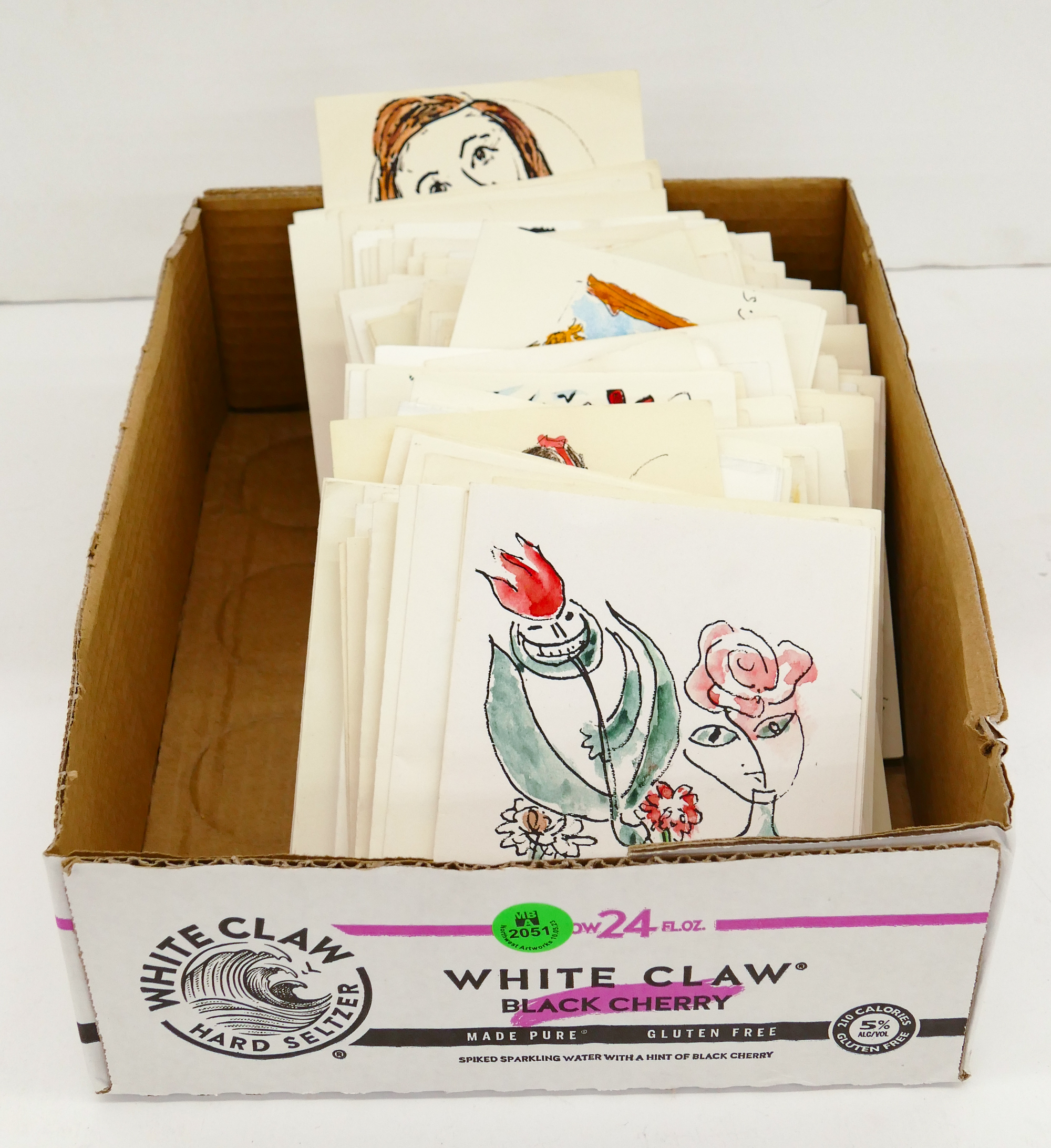 Box 194pc Lisel Salzer Hand Colored