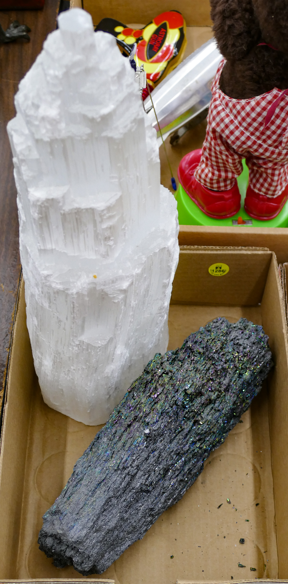 Box 2pc Large Mineral Specimans