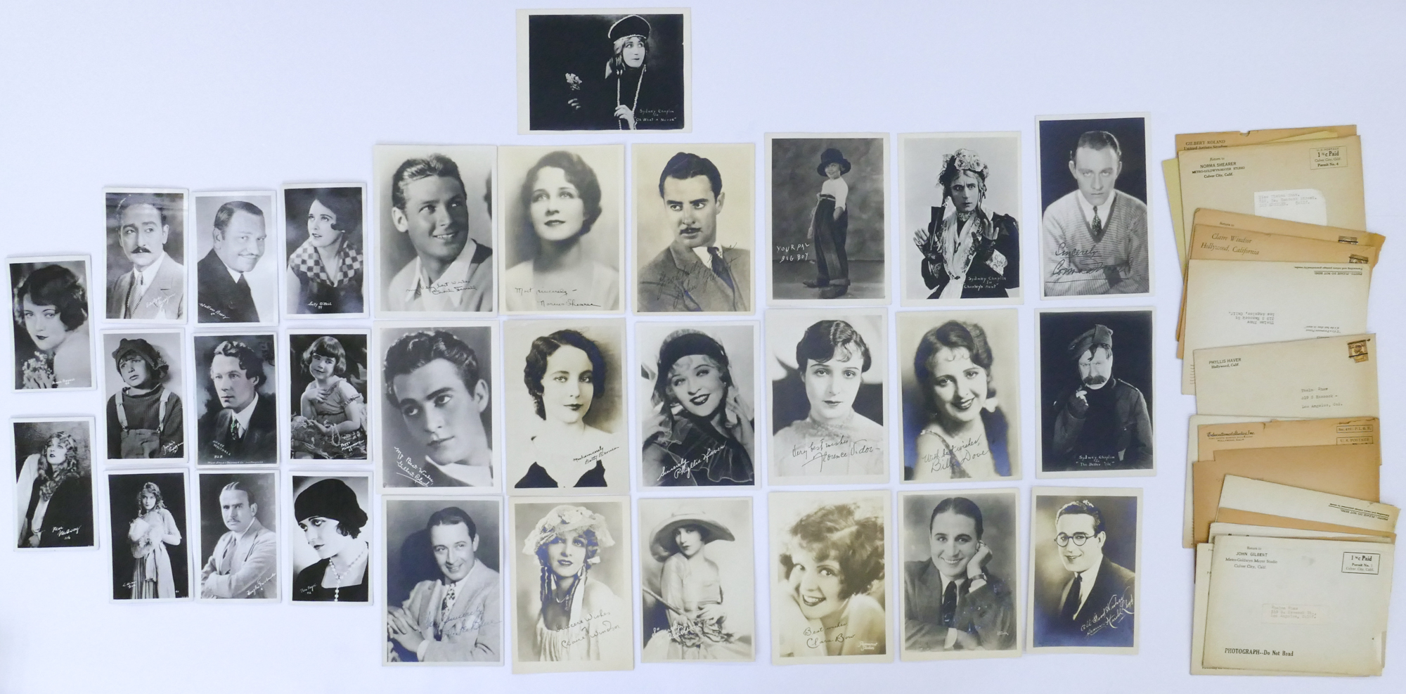 Box 30pc Silent Movie Star Photos &
