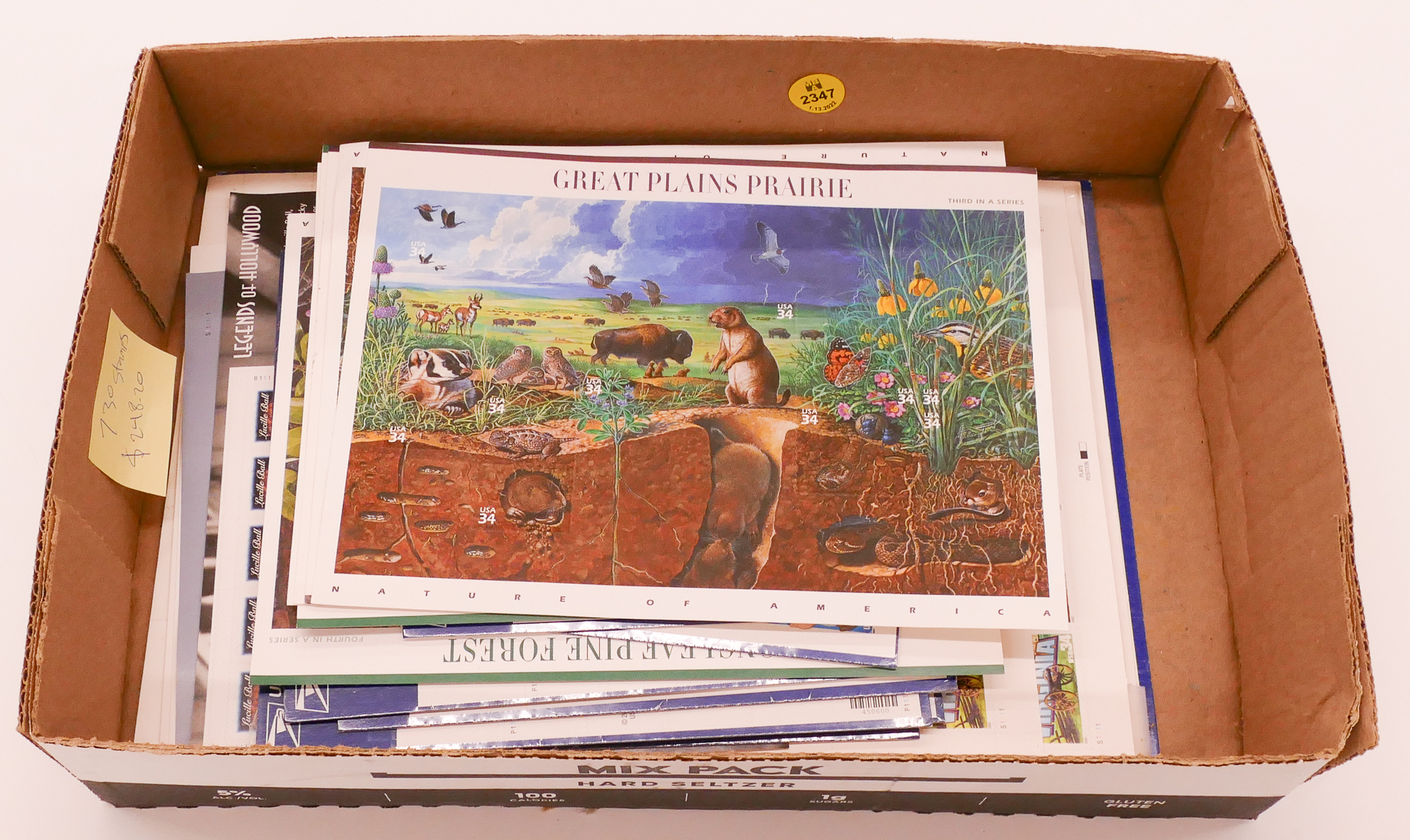 Box 34 Cent Collector Stamps-