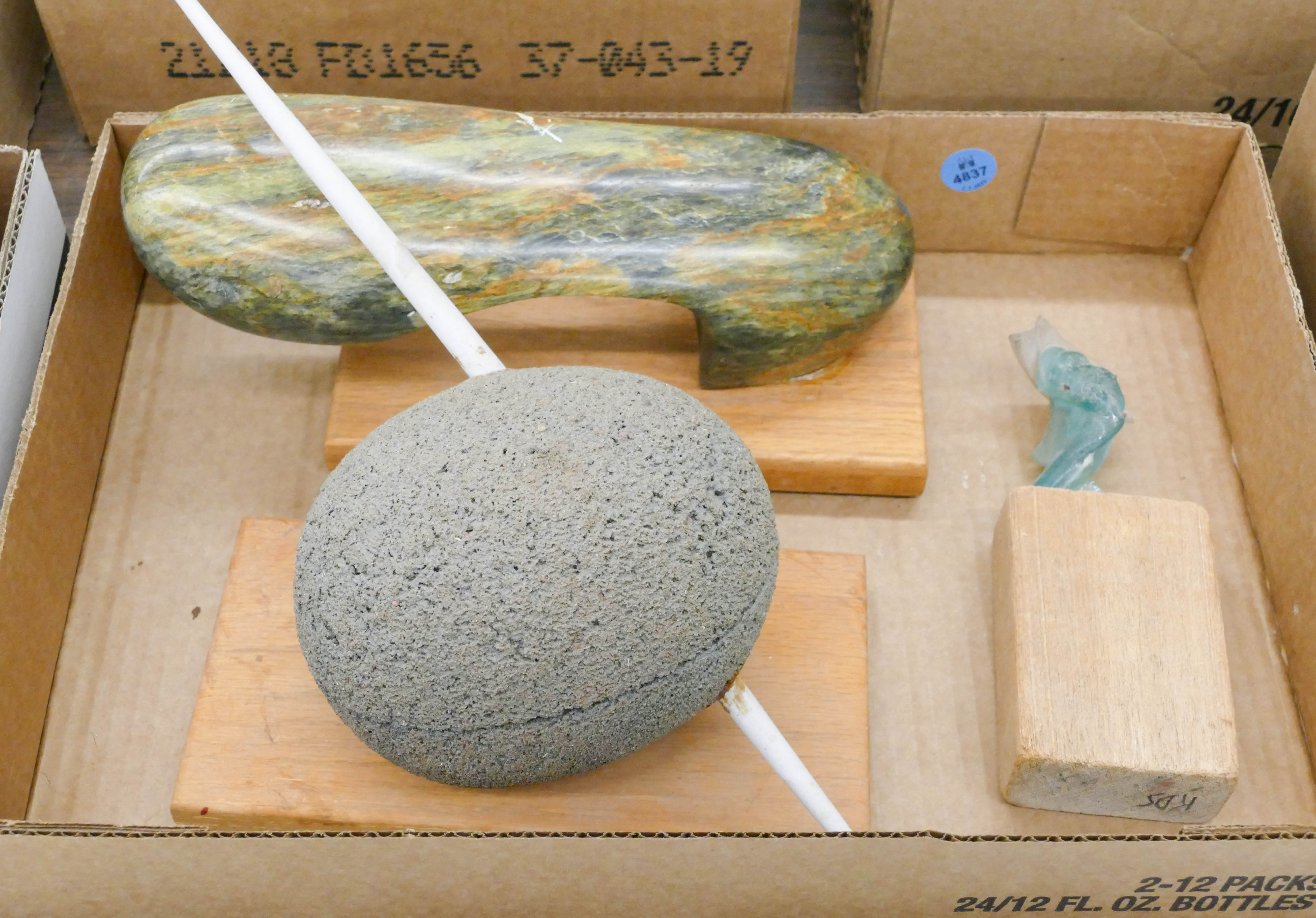 Box 3pc Ken Stevens Sculptures
