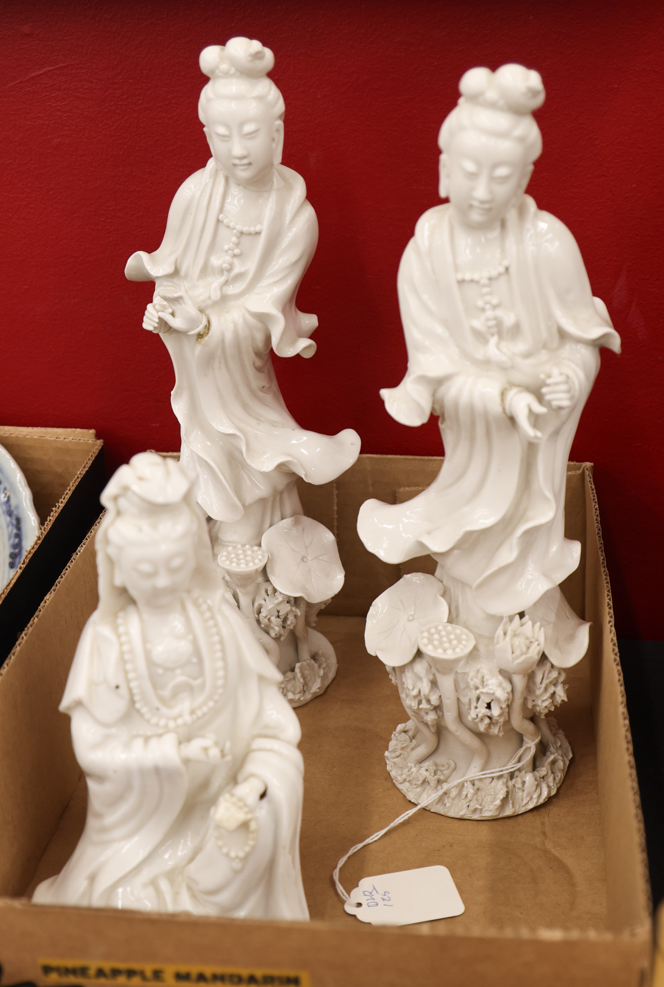 Box 3pc Old Chinese Blanc de