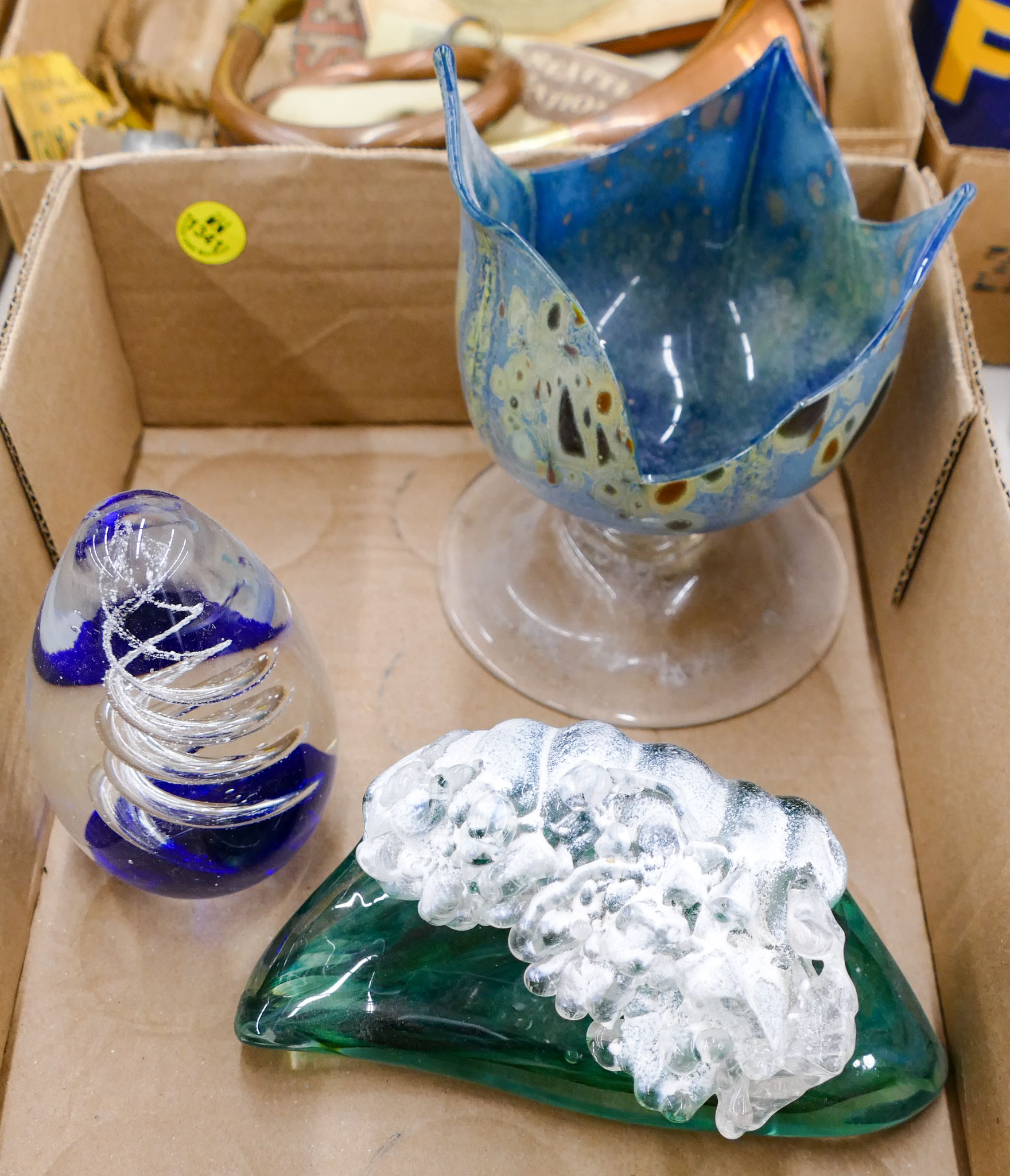 Box 3pc Studio Glass