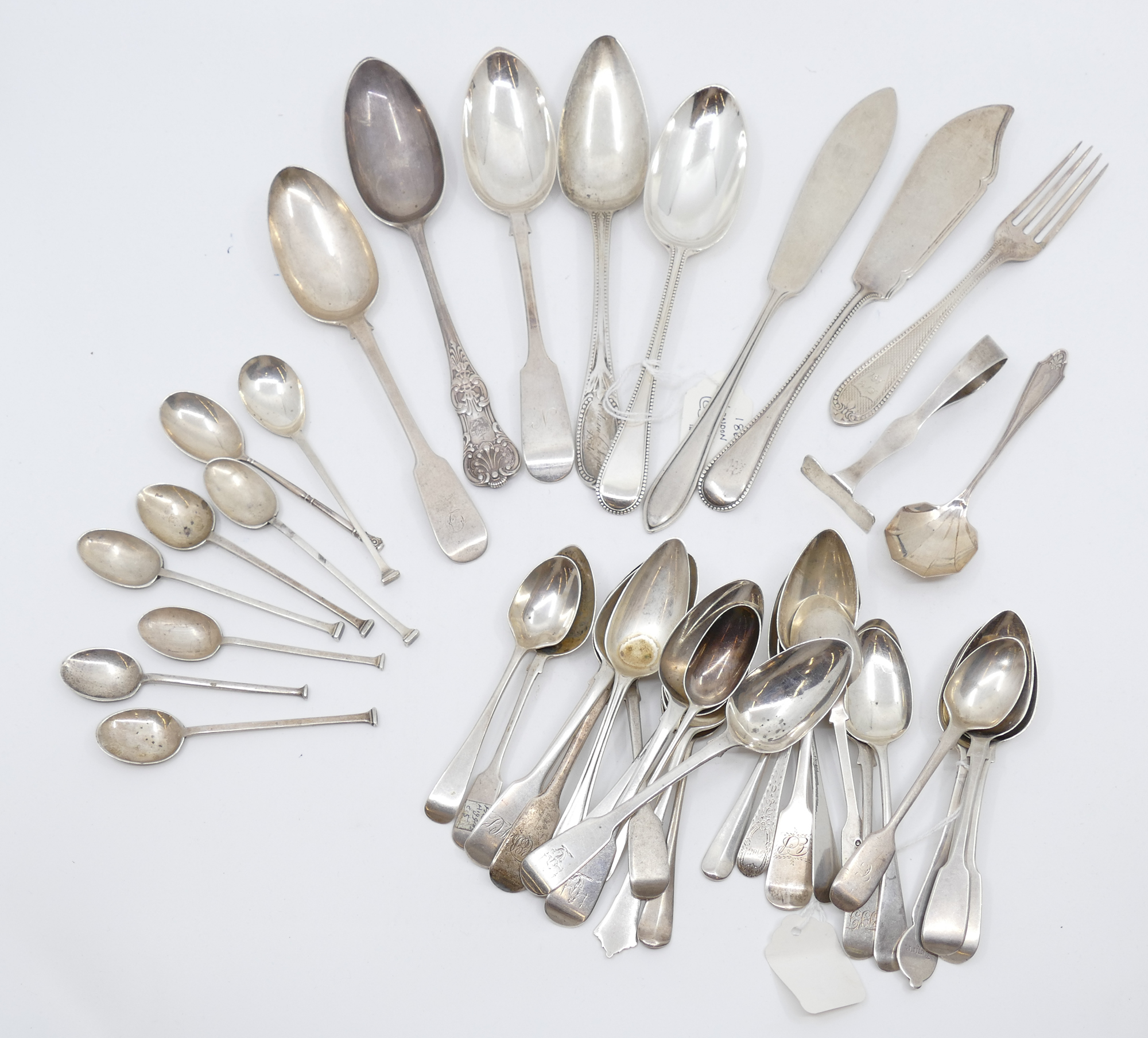 Box 42pc English Sterling MISC