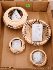 Box 4pc Seri Indian Baskets- l