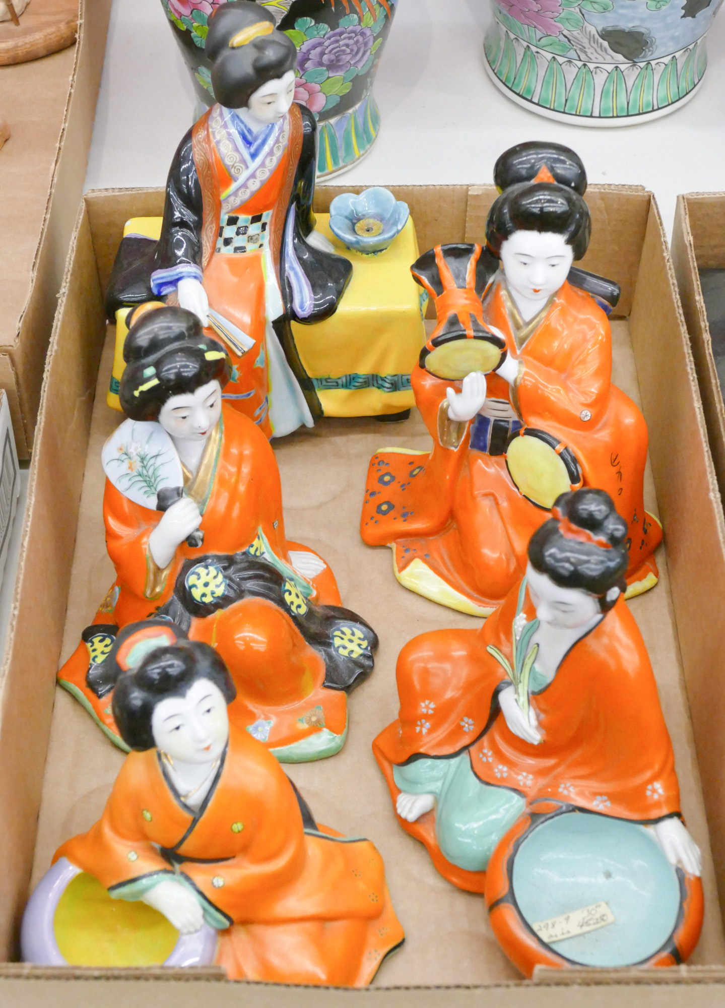 Box 5pc Japanese Deco Geisha