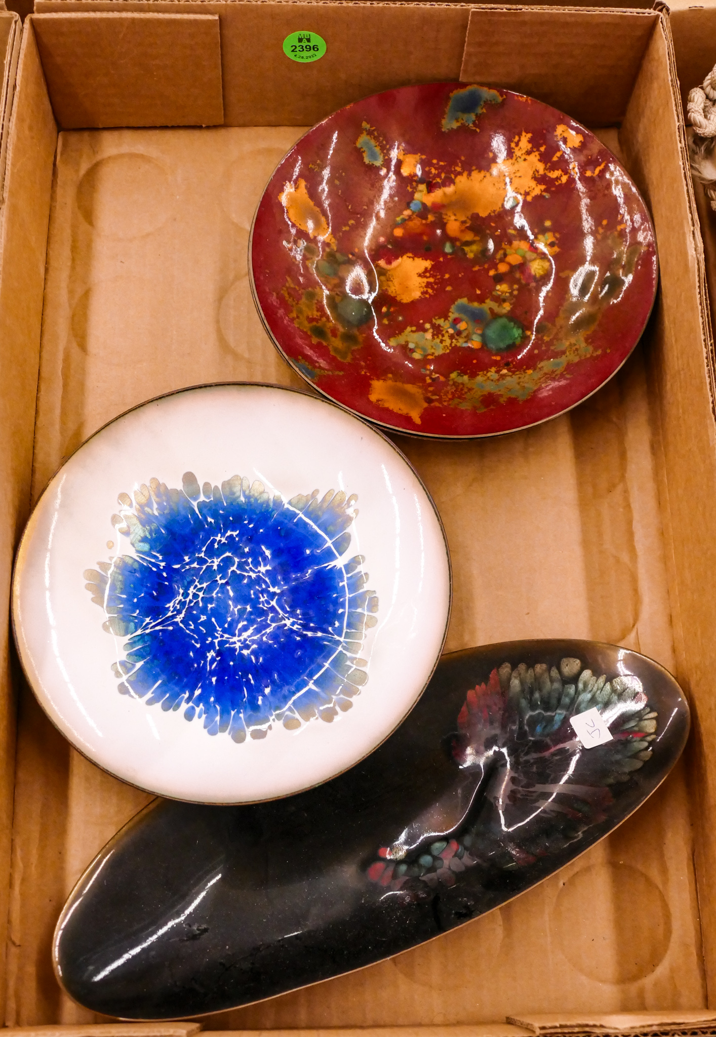 Box 5pc Kareka Midcentury Enamel
