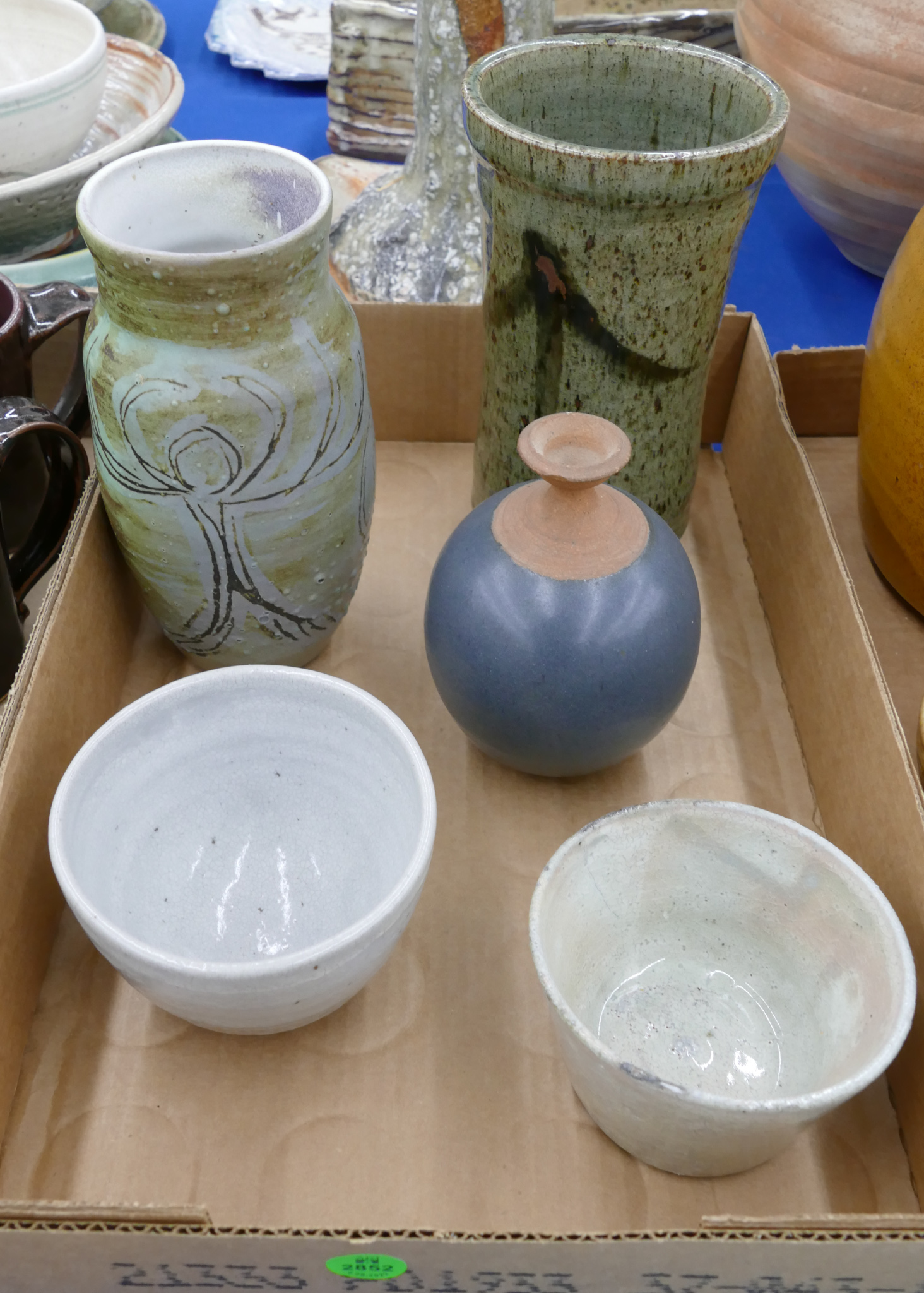 Box 5pc Vintage NW Studio Pottery