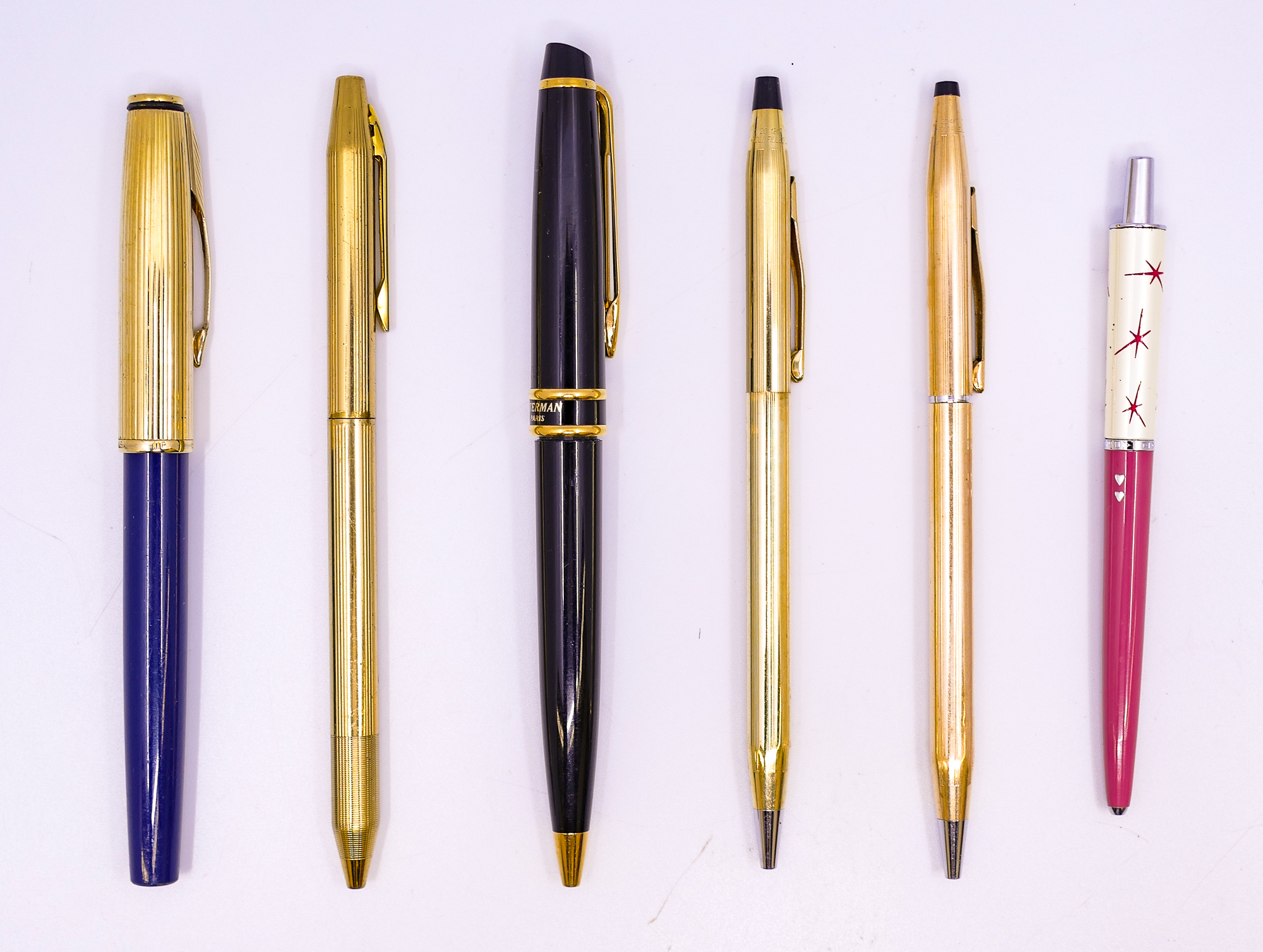 Box 6pc MISC Fountain Pens &
