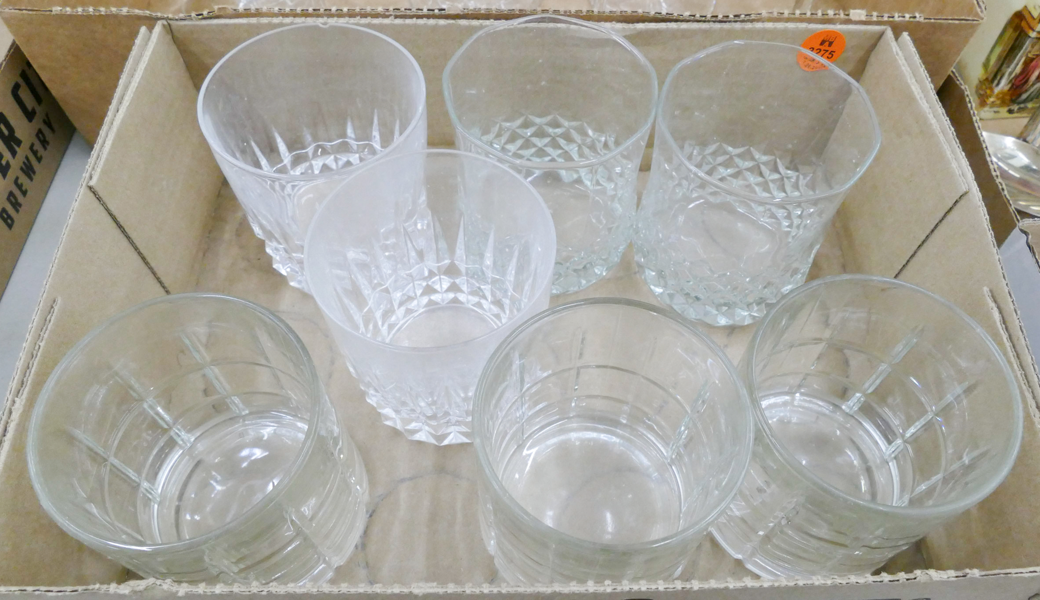 Box 7pc Lowball Glasses