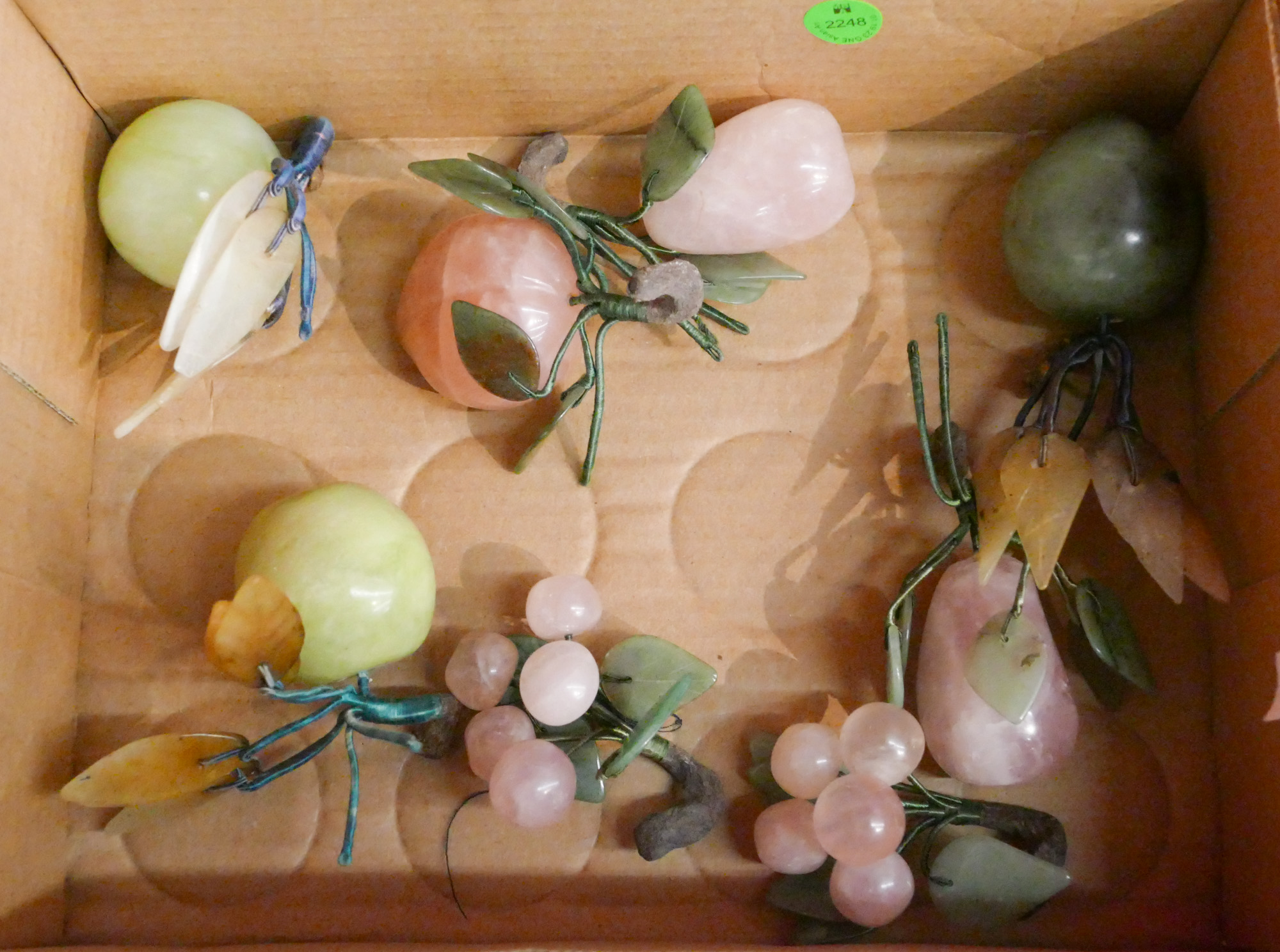 Box 8pc Chinese Hardstone Small