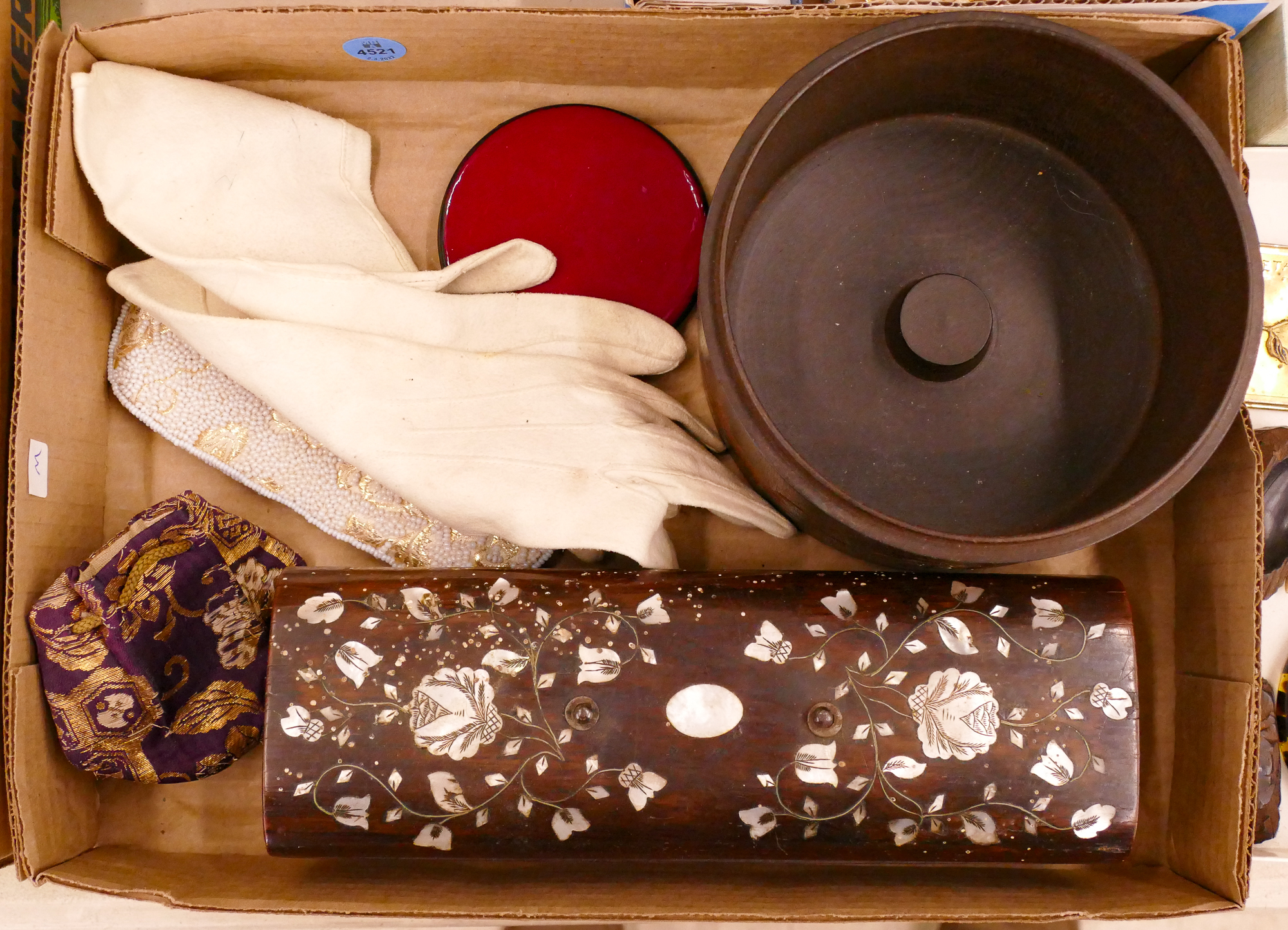 Box Antique Glove Box Etc