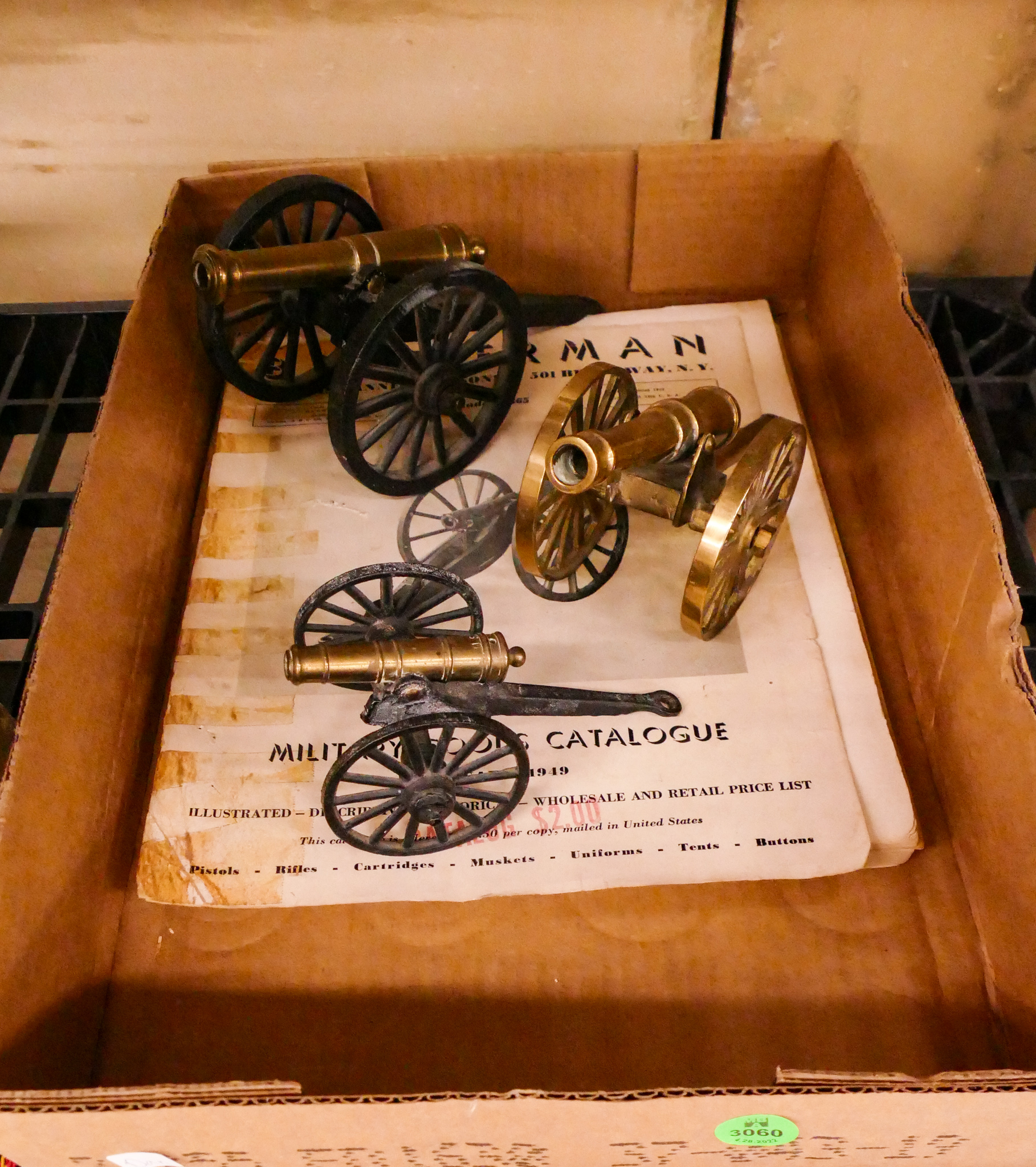 Box Brass Cannon Models