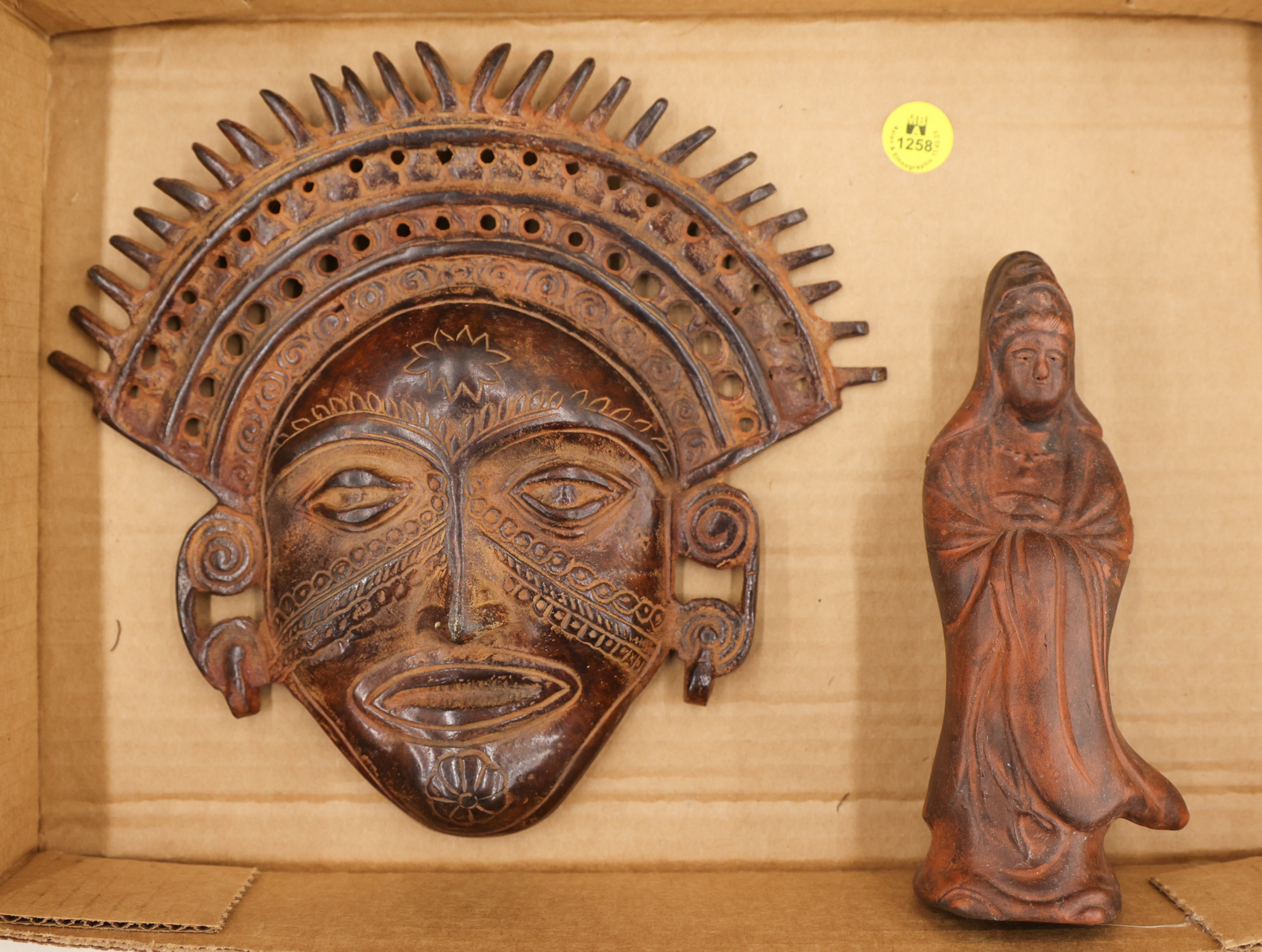 Box Bronze Wall Mask etc.