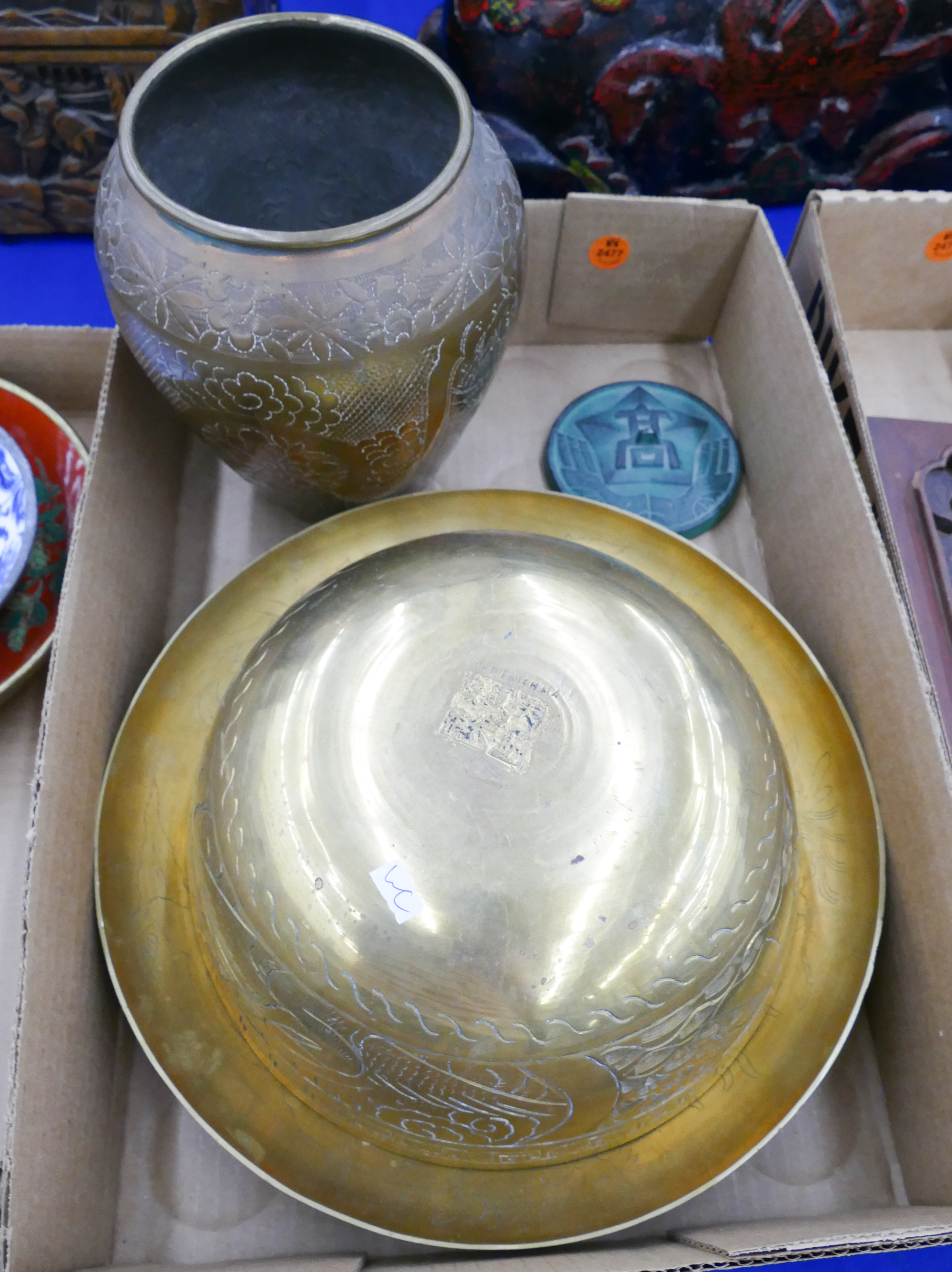 Box Chinese Brass Ware