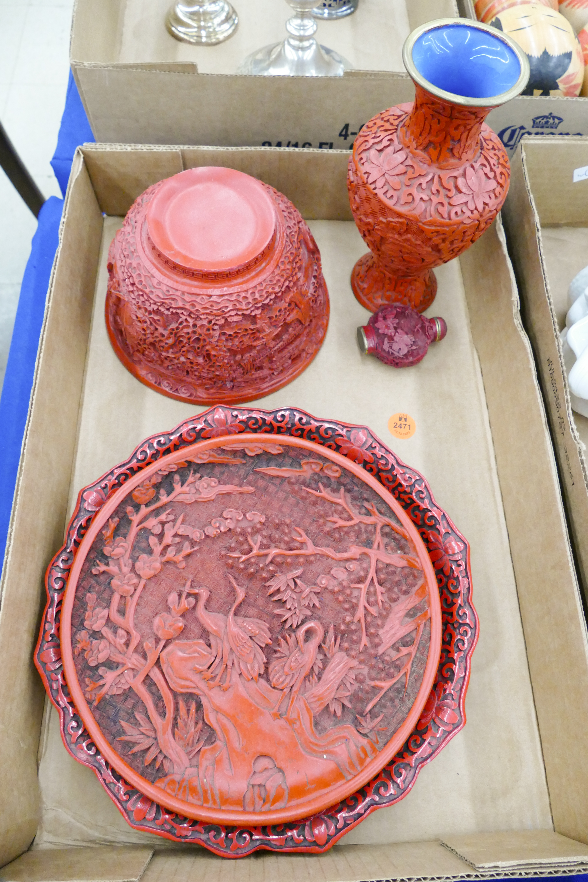 Box Chinese Cinnabar
