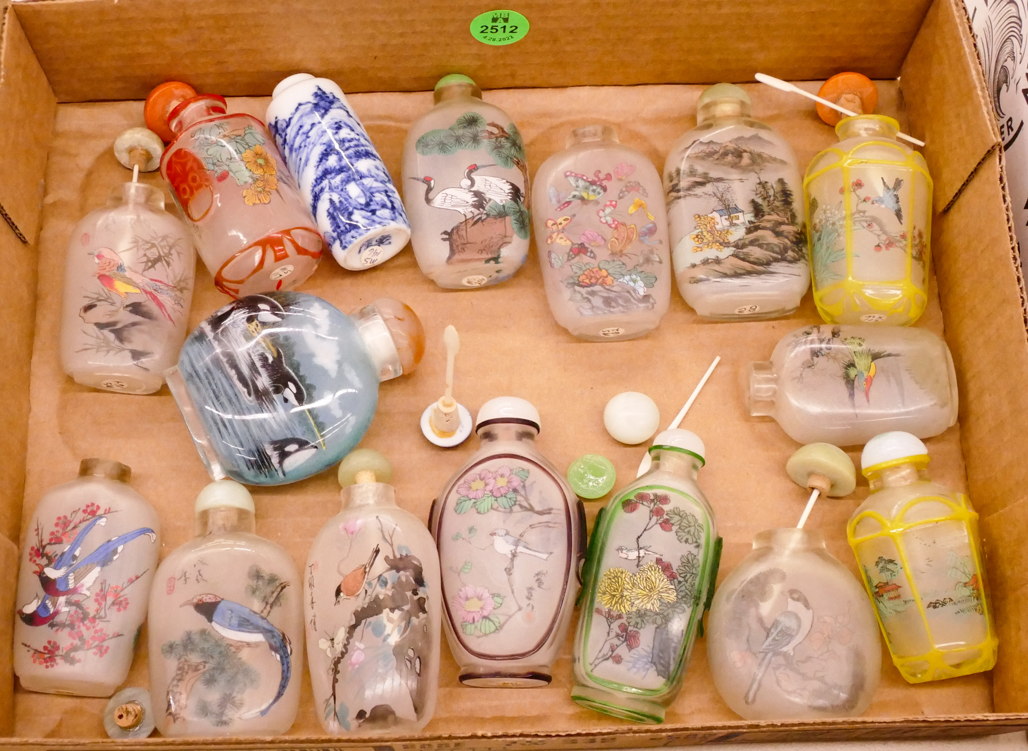 Box Chinese Reverse Painted Snuff