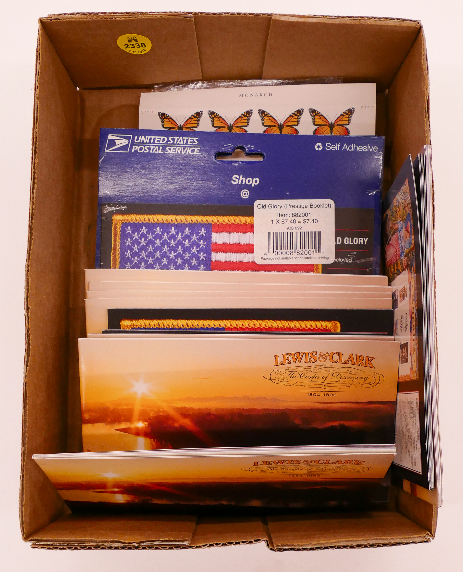 Box Collector Stamp Books - $185