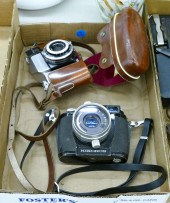 Box Contaflex and Nikonos Came