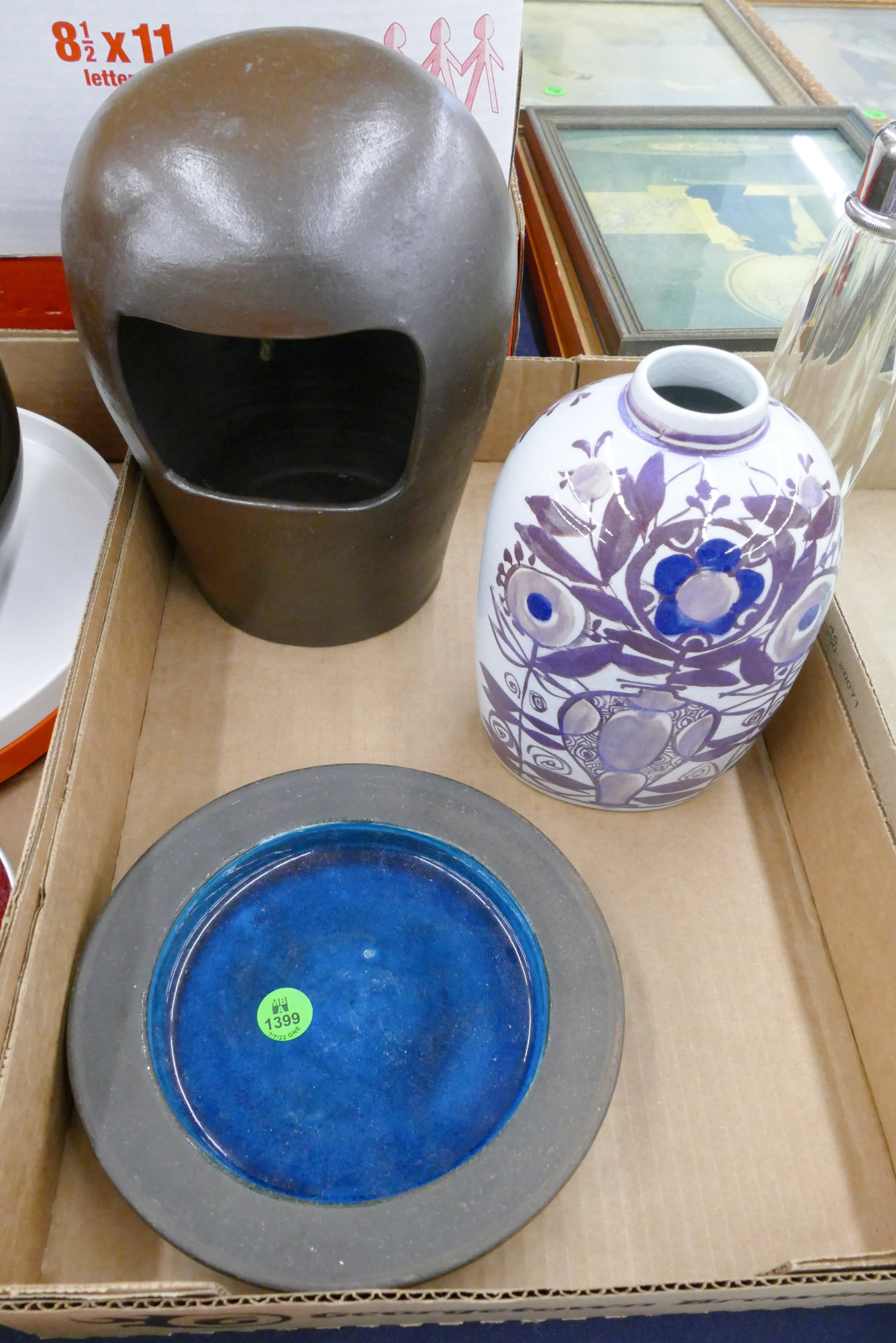 Box Danish Mid Century Pottery -