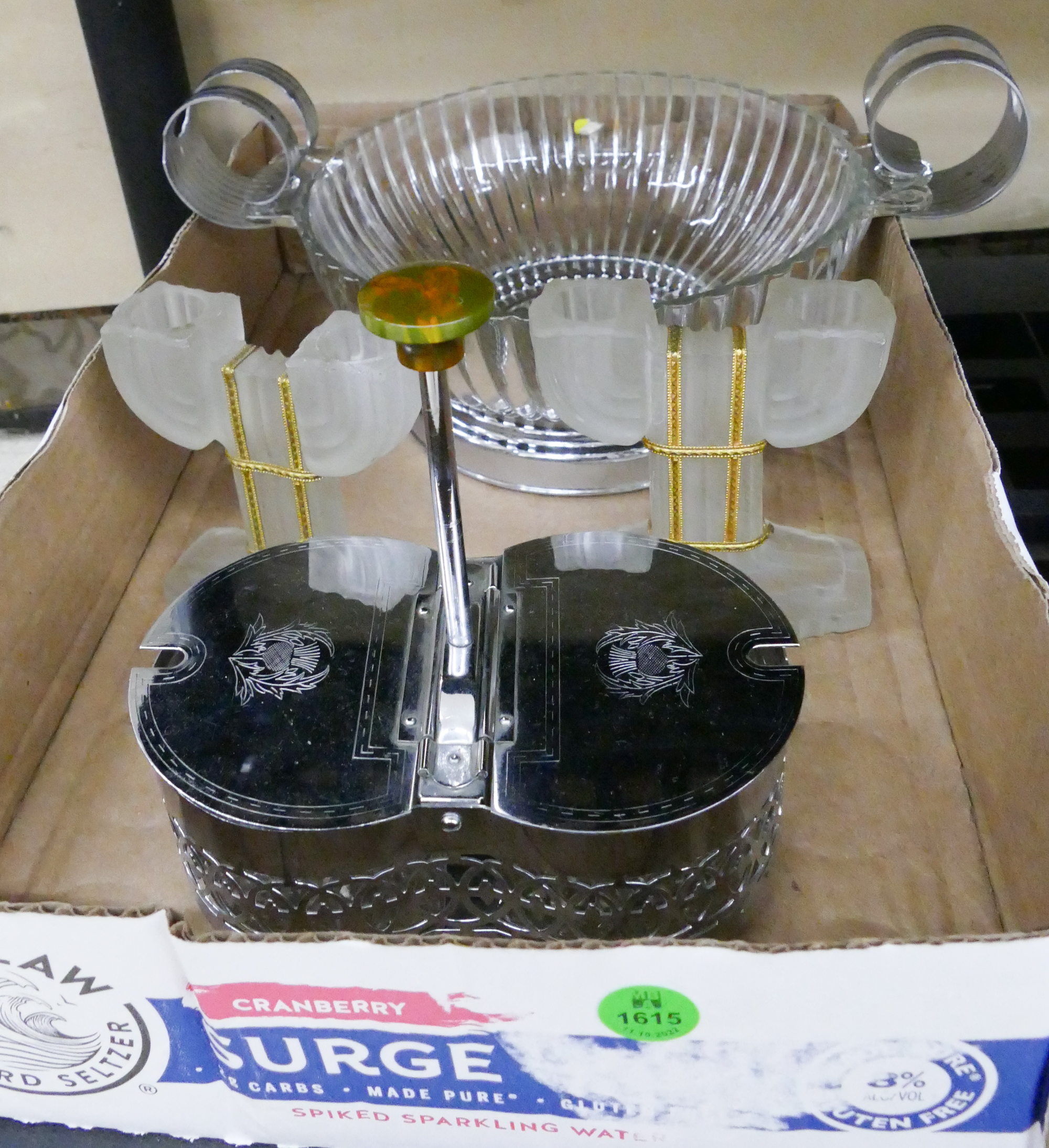 Box Deco Glass Server Etc