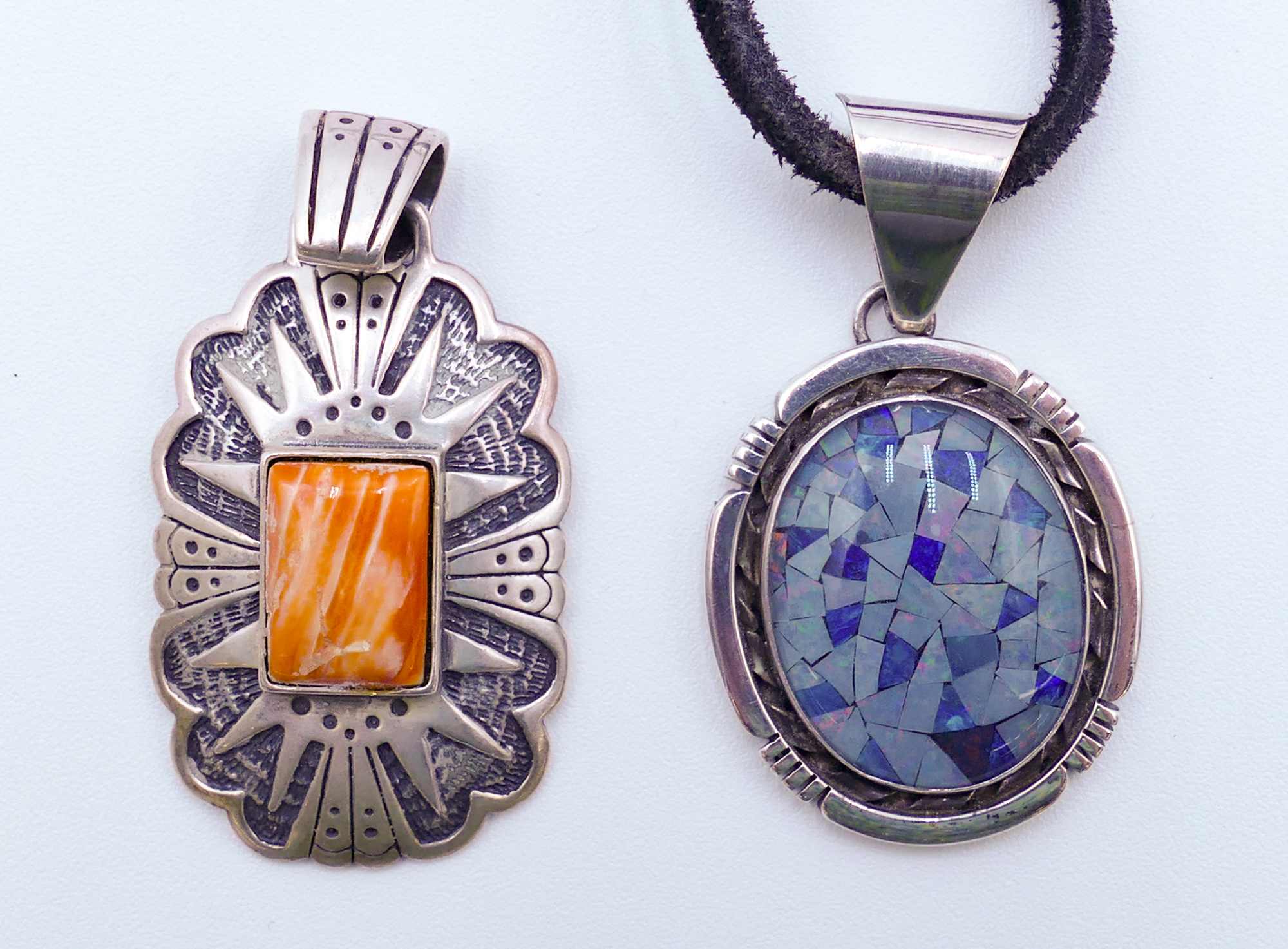 Box Designer Sterling Pendants -