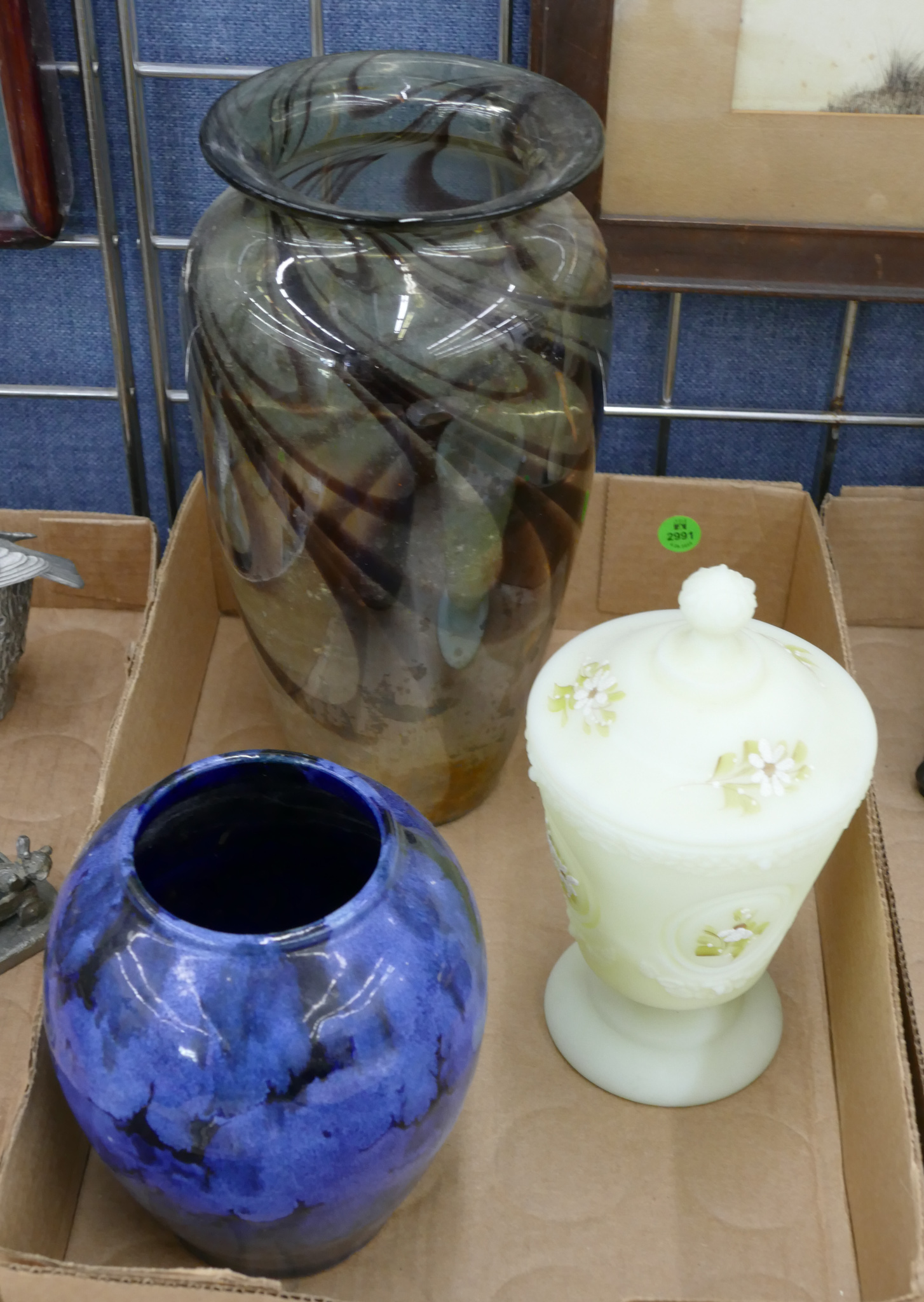 Box Fenton Compote Etc