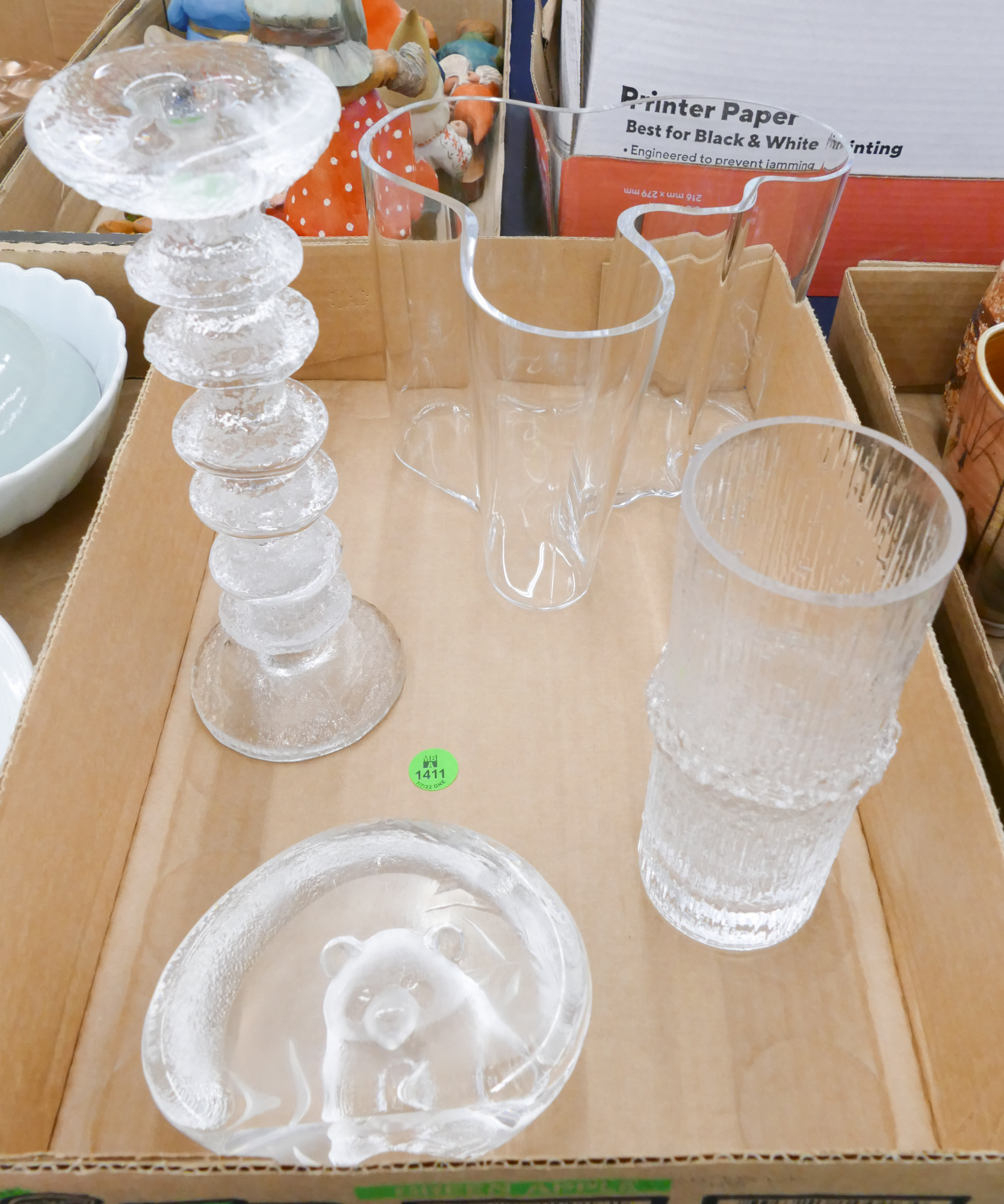 Box Iitala Scandinavian Clear Glass