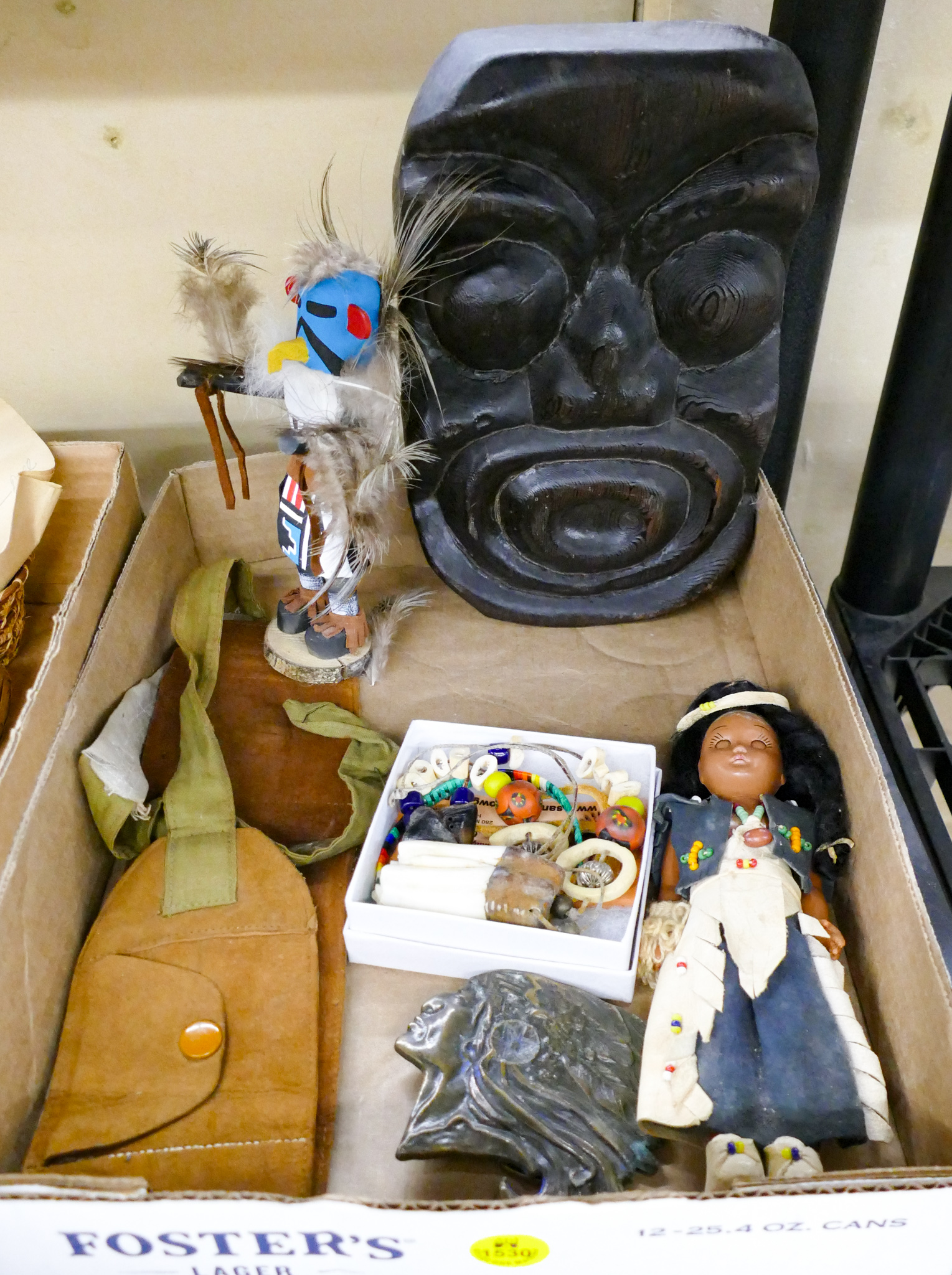 Box Indian Dolls & Jewelry