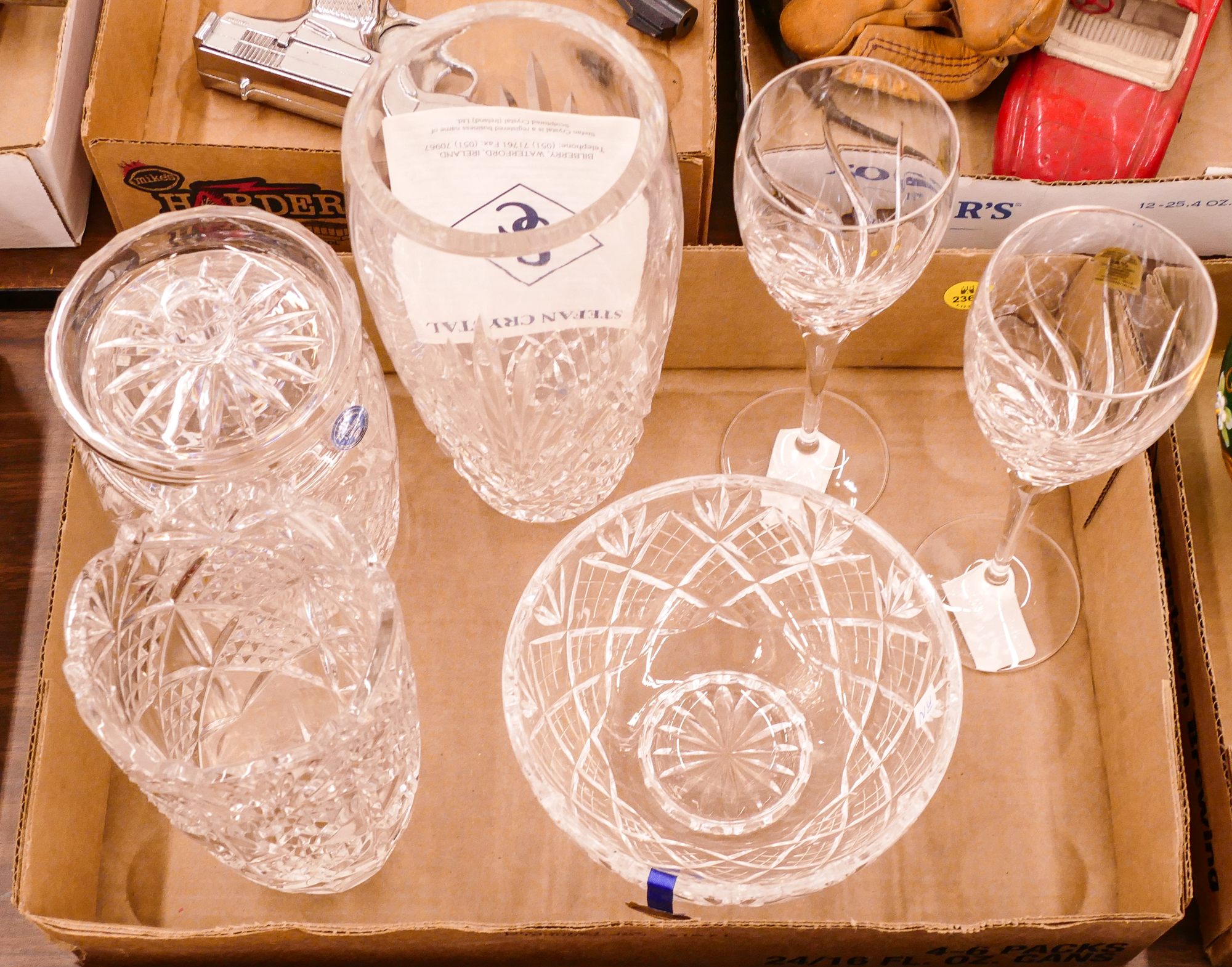 Box Irish Cut Crystal Etc